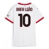 AC Milan Rafael Leao #10 Bortatröja Dam 2024-25 Korta ärmar